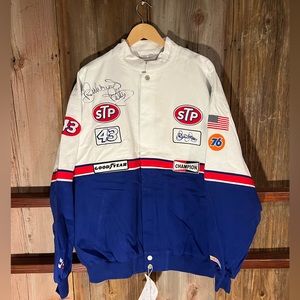Vintage signed Richard Petty STP racing jacket. New with tags.